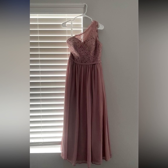 Dusty Rose Bridesmaids Dress size 10 - Picture 1 of 3
